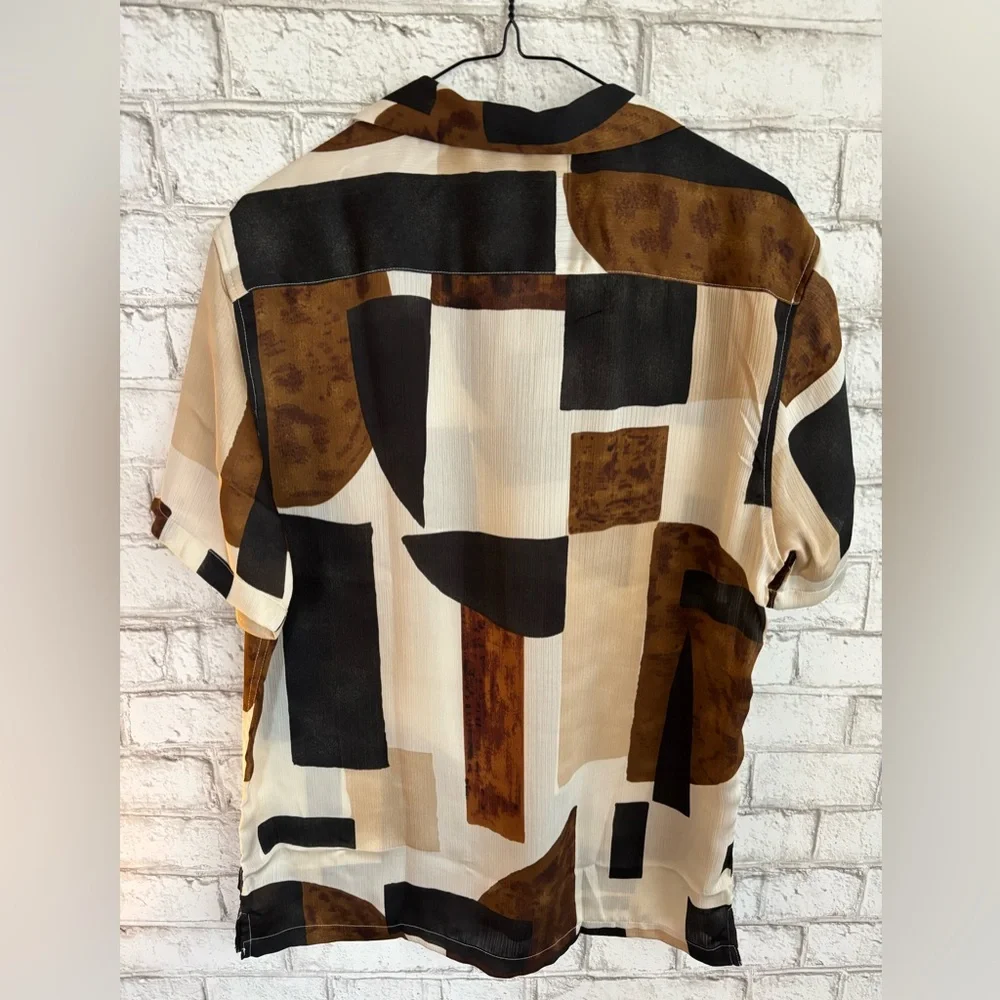 Men's Abstract Pattern Shirt - CM Ricky Singh - Picture 2 of 2